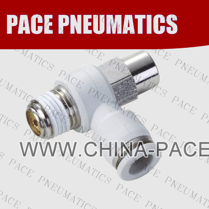 Slot Speed controller Grey Color Pneumatic Fittings, White Push To Connect Fittings, Air Fittings, white color push in fittings, Push In Air Fittings, Composite Push In Fittings, Polymer push to connect Fittings, Air Flow Speed Control valve, Hand Valve, pneumatic component